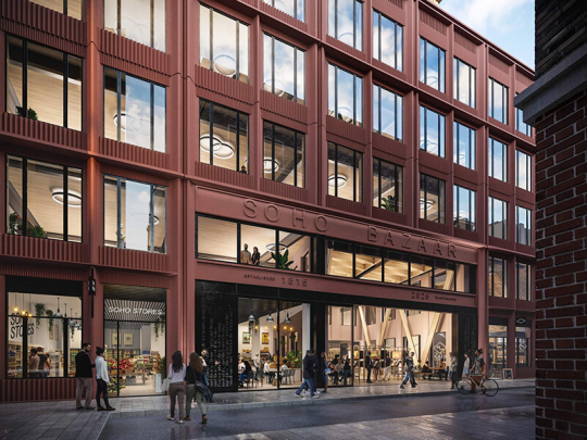 7 Soho Square, London &raquo; Glass Canvas
