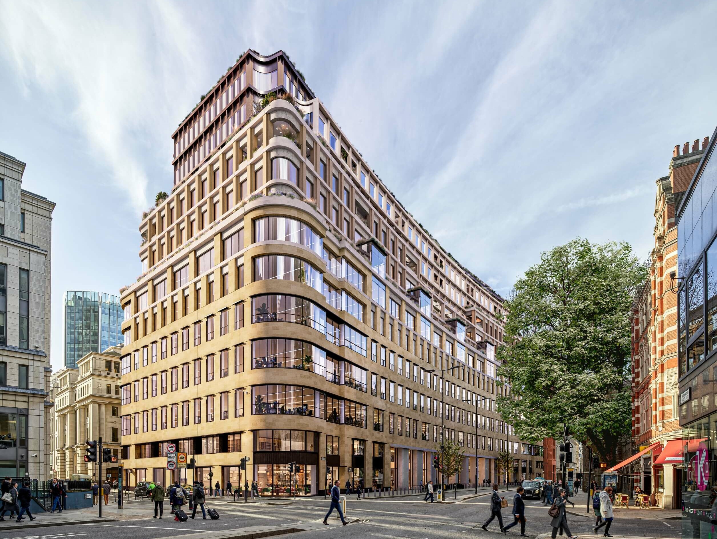 Approval Granted for Retro-Fit first plans For 75 London Wall / Glass Canvas