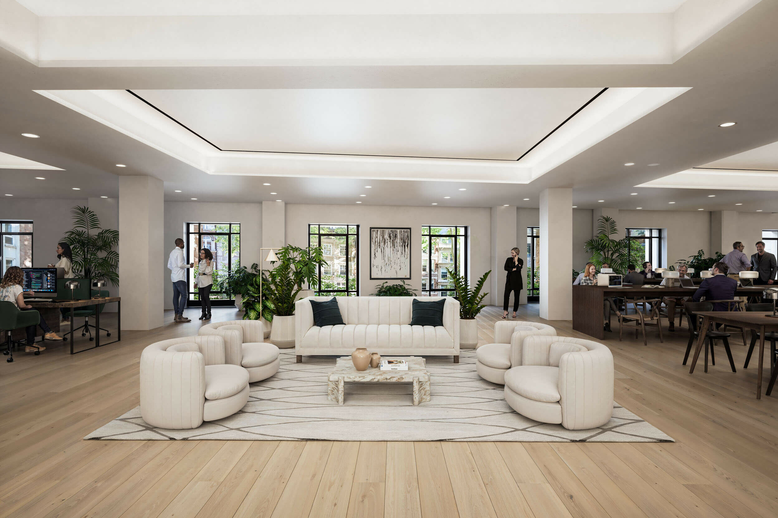 St Martins's Le Grand / Glass Canvas