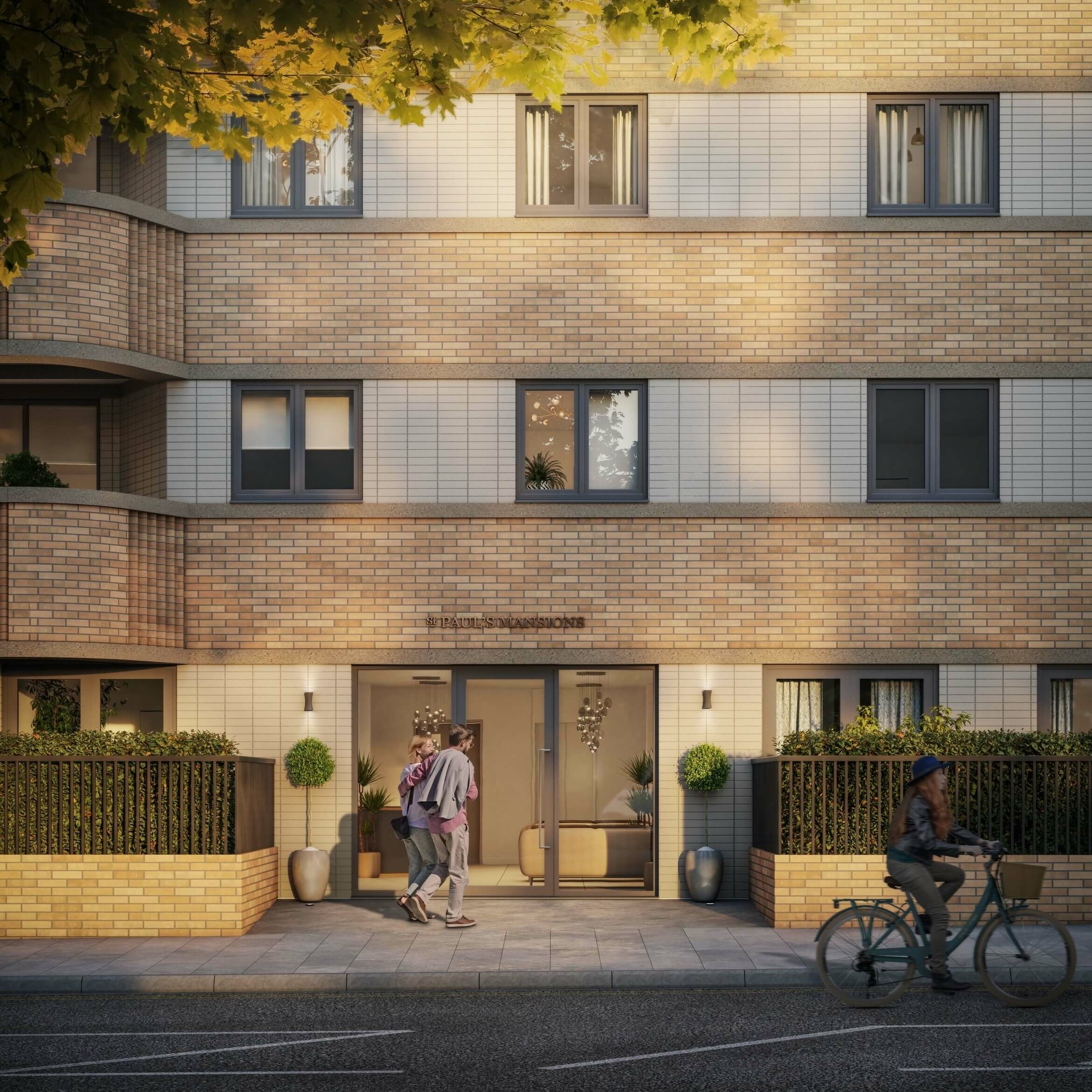 St. Pauls Mansions / Glass Canvas