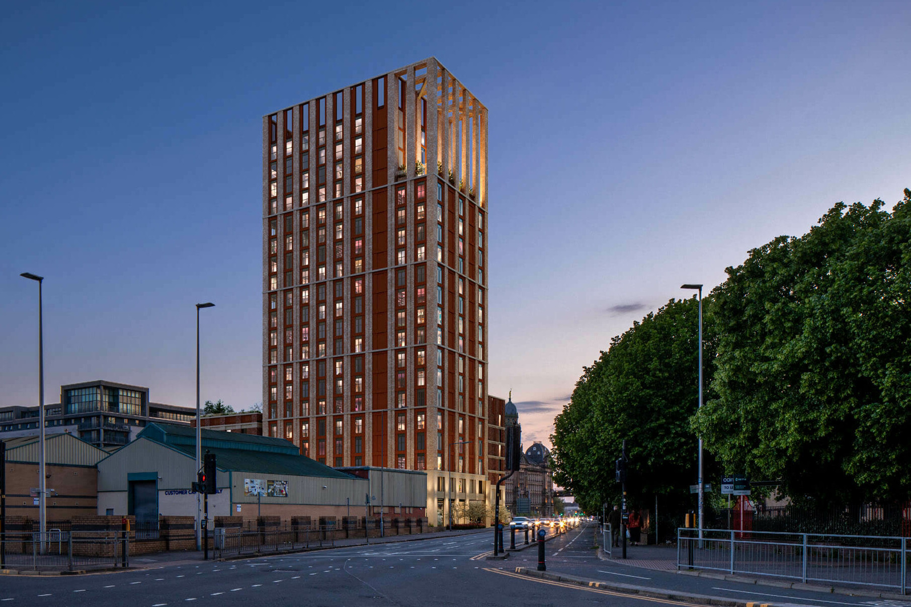 100 Morrison Street / Glass Canvas