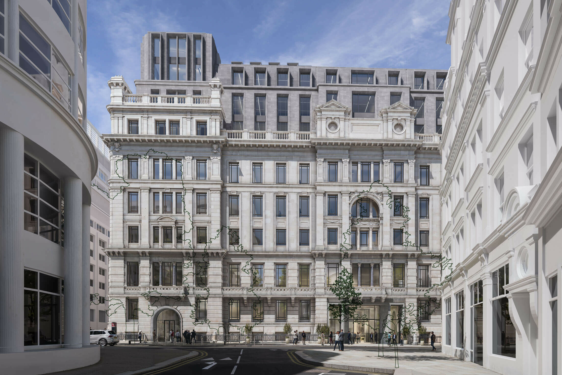 St Martins's Le Grand / Glass Canvas